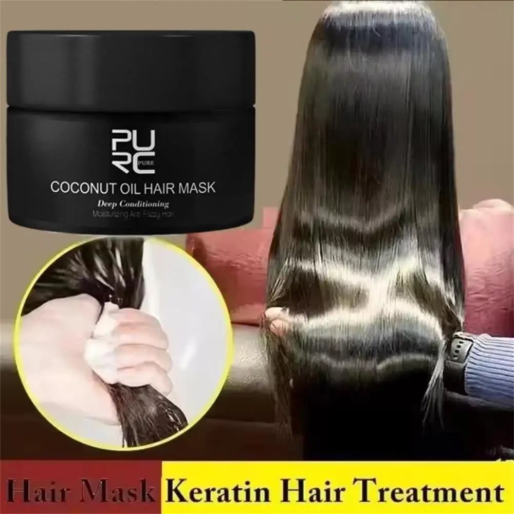 5 Seconds Repair Damaged Frizzy Hair Soft Smooth Shiny Nutrition Deep Moisturize Nourishing Hair Care