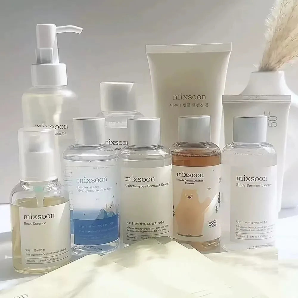 Set Coreano de Cuidado Facial Mixsoon, Hidratante y Nutritivo