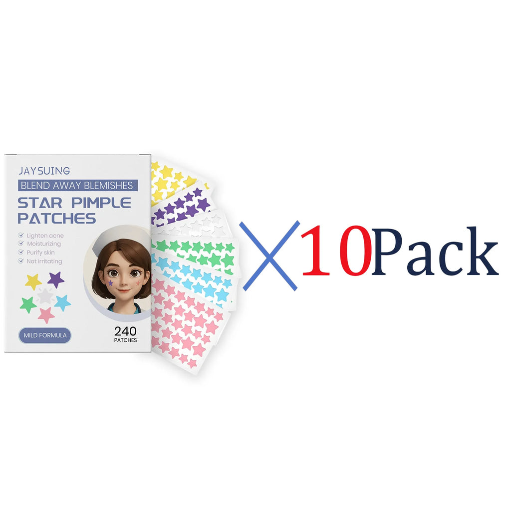 Star Acne Patches 240pcs Salicylic Acid Hydrocolloid Invisible Pimple Patches for Face Spot Treatment Ultra-Thin Gentle Care