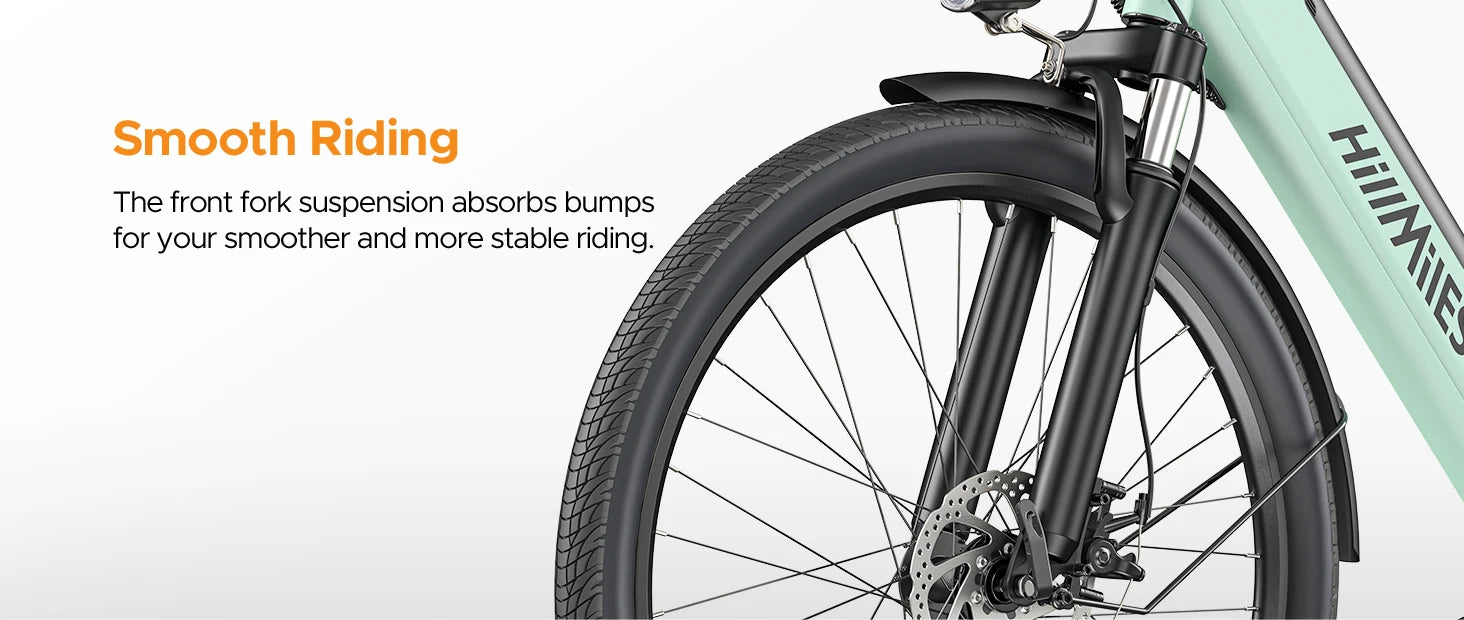 "Electric Bike for Comuting, 120km Range, 250W, 36V 13Ah Battery, Speed 25 km/h, 7 Gears, Disc Brakes E-bike