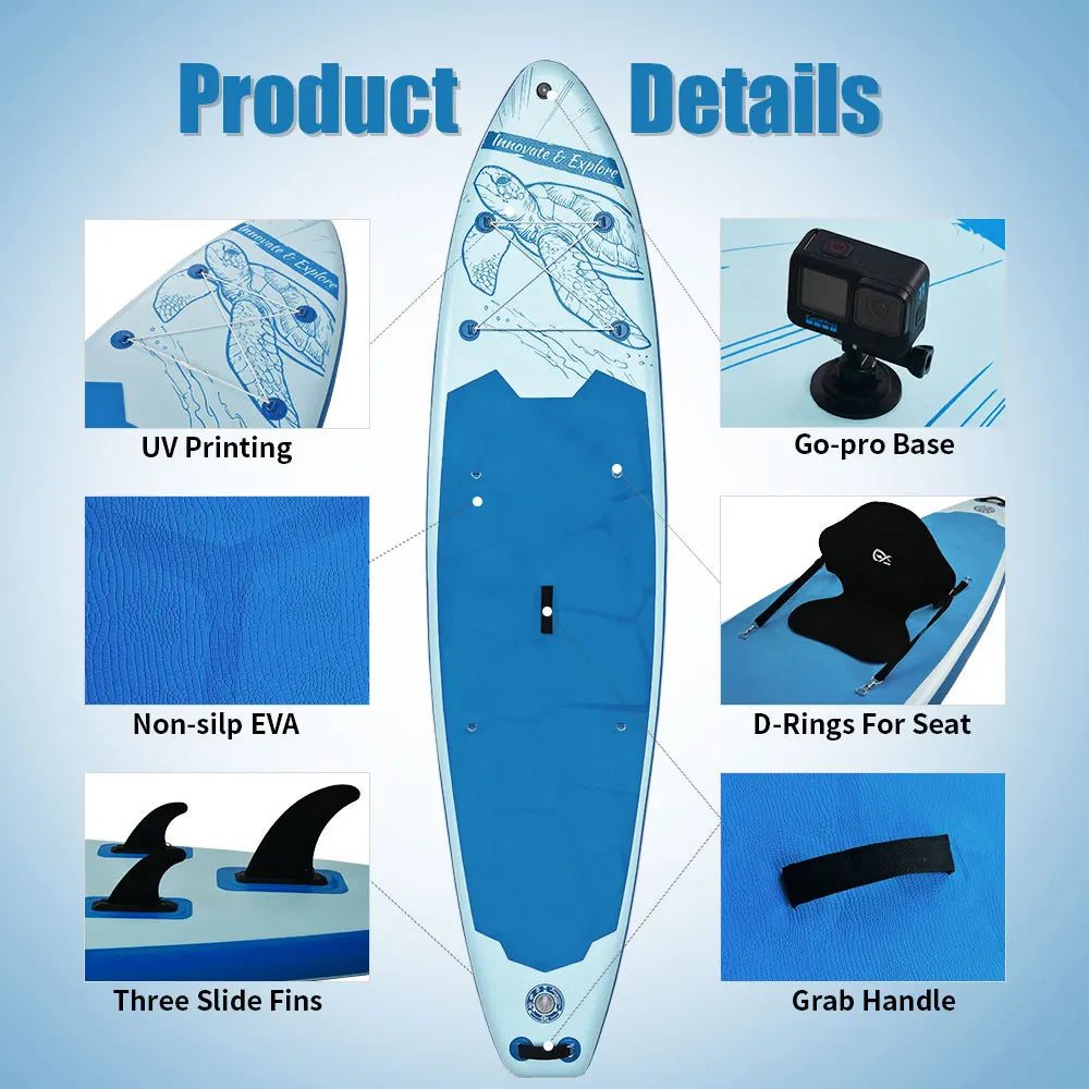 Stand Up Paddle Board Paddleboard Surfboard Surf Sup Board Non-Slip Water Sport ISUP Paddleboard
