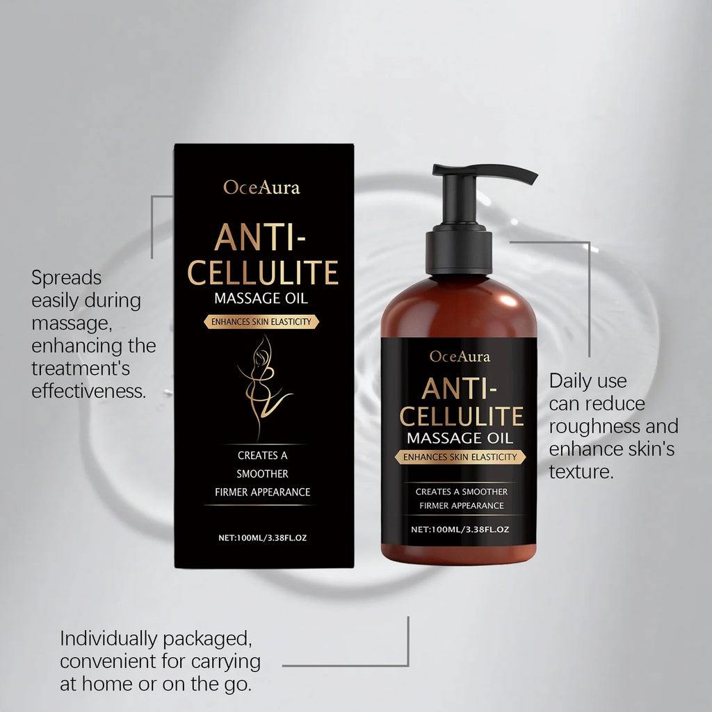 Oil Anti Cellulite Improve Sagging Tightening Nourishing Dry Skin Brightening Body Hydrating Massage Essential Oil