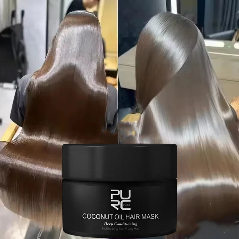 5 Seconds Repair Damaged Frizzy Hair Soft Smooth Shiny Nutrition Deep Moisturize Nourishing Hair Care