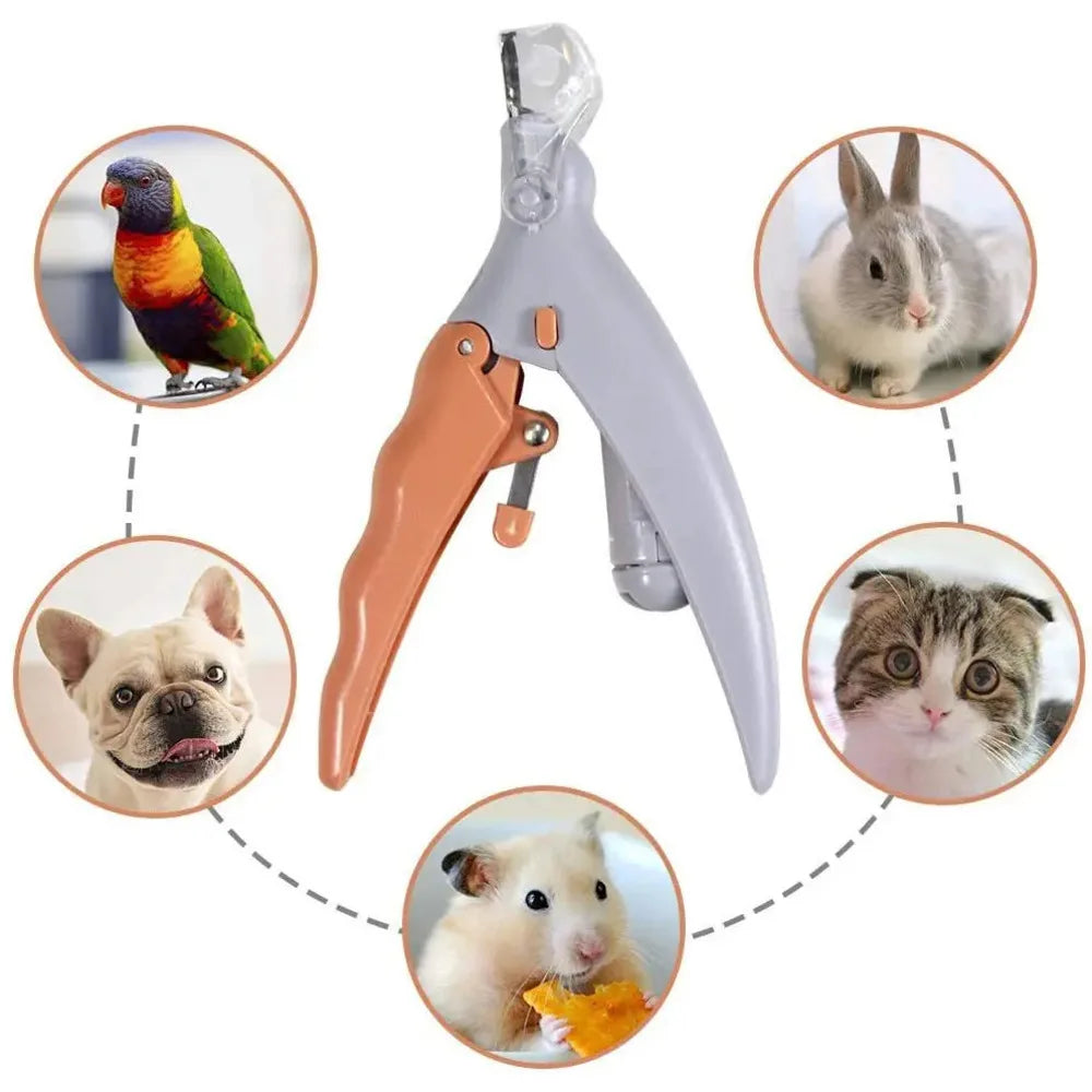 LED Light Cat Dog Nail Clipper Tool Scissors Nail Toeclaw Cutter Scissors Pet Supply