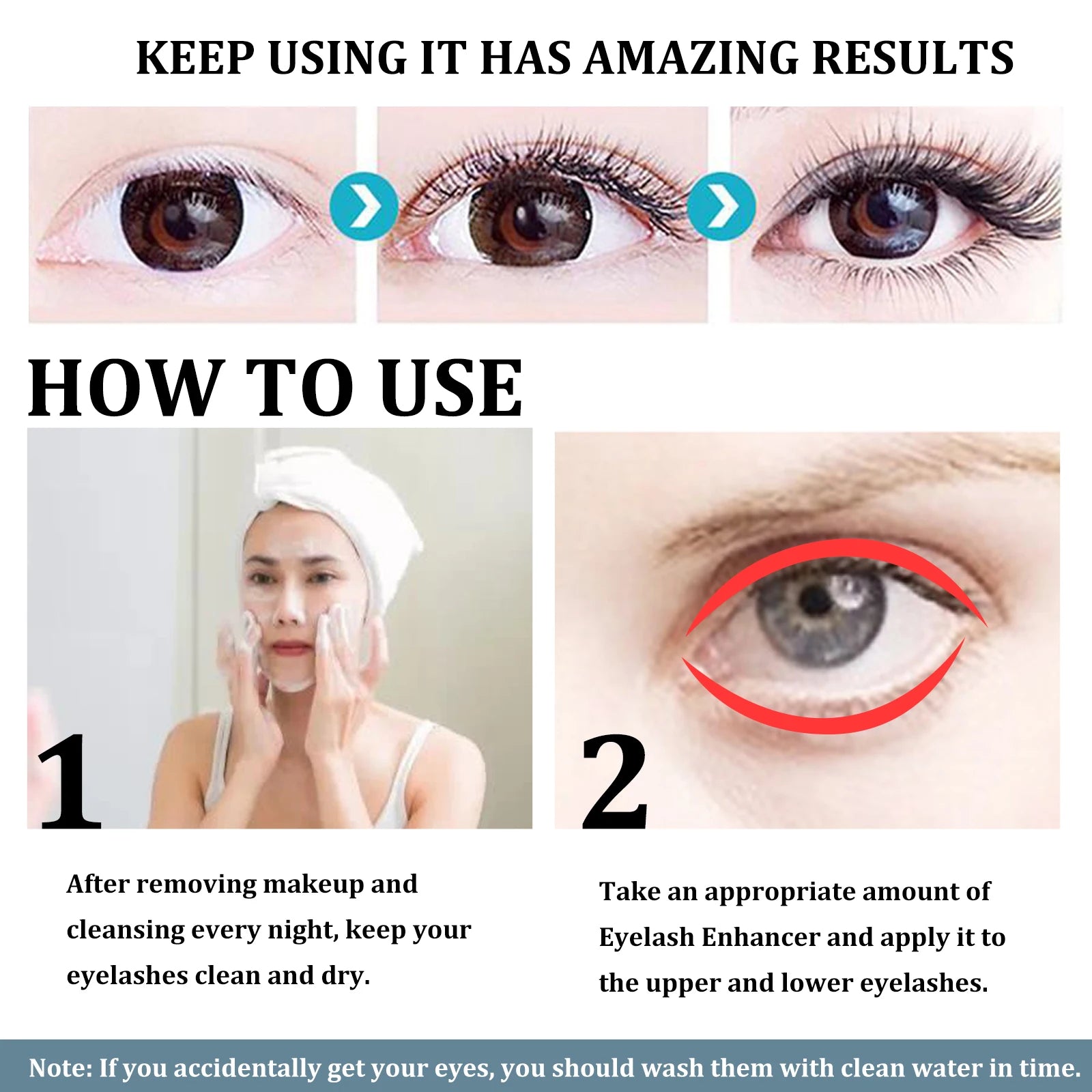 Eyelash Serum For Growth Collagen Hyaluronic Acid