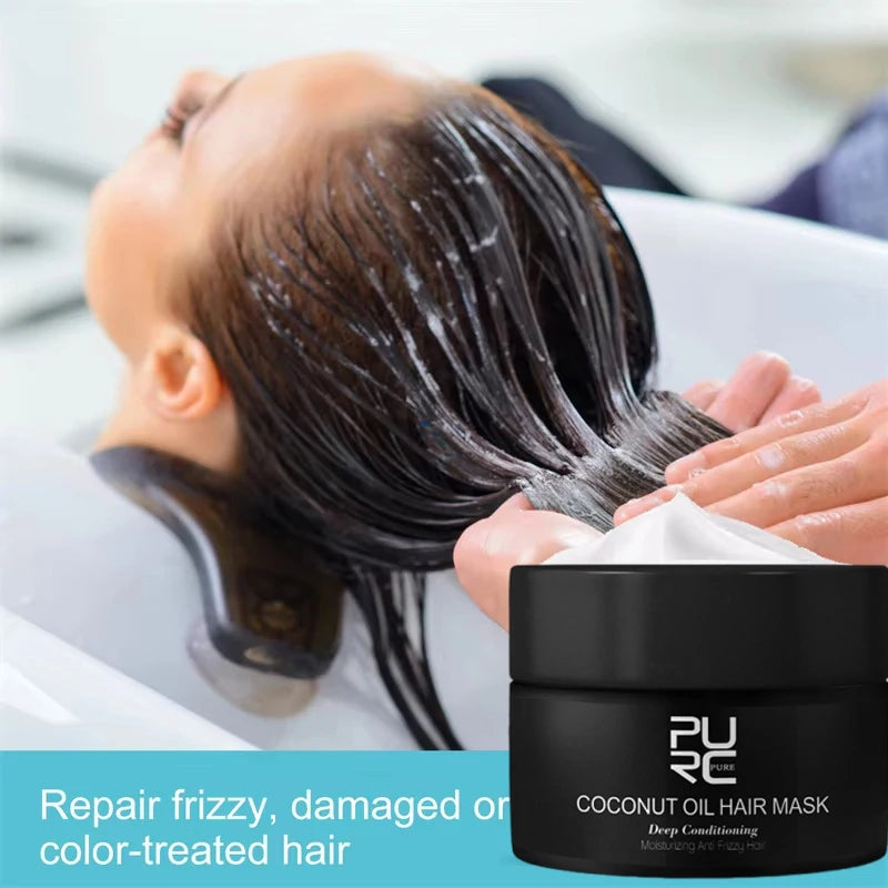 5 Seconds Repair Damaged Frizzy Hair Soft Smooth Shiny Nutrition Deep Moisturize Nourishing Hair Care