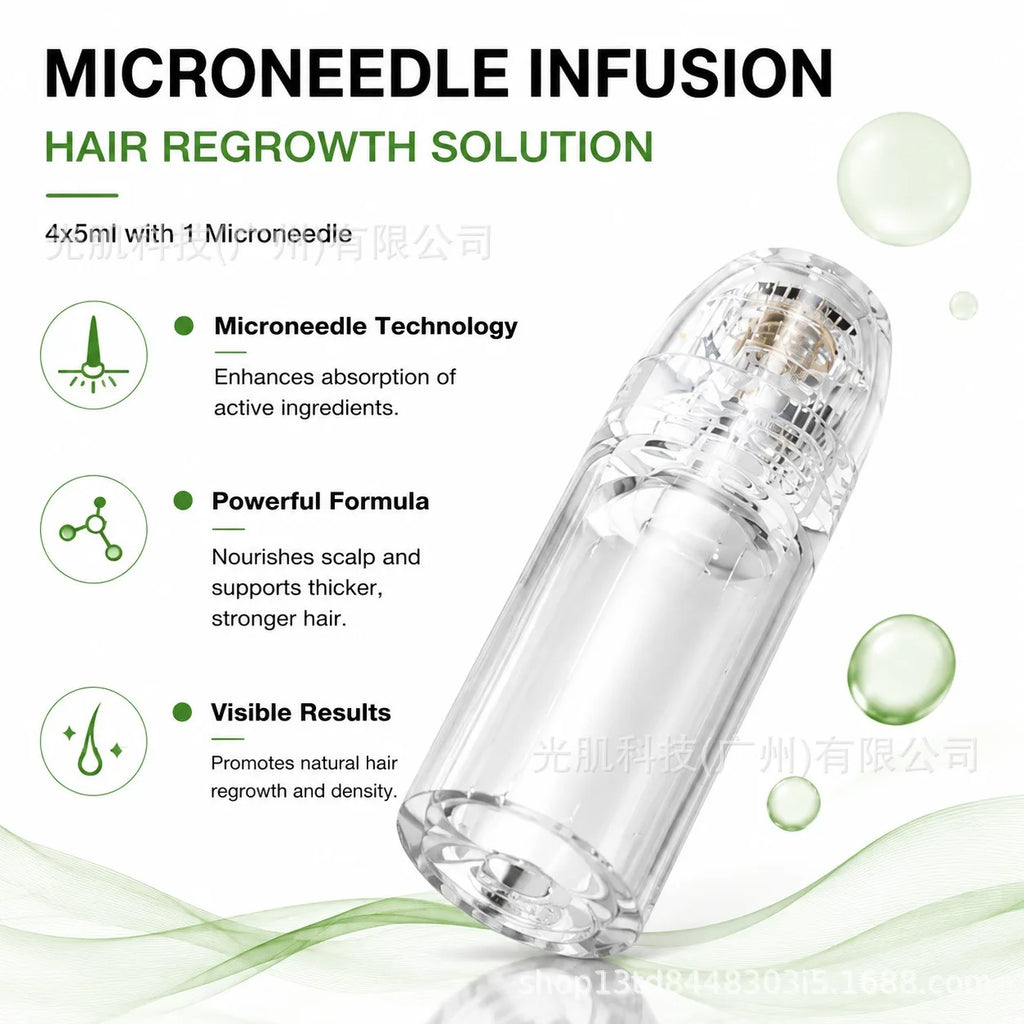 Sérum Capilar de Infusión con Microagujas para el Crecimiento y el Cuidado del Cuero Cabelludo