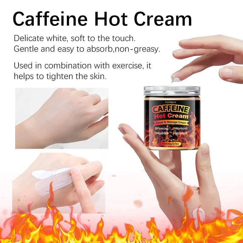 Thermogenic Sweat & Massage Cream, Tightens & Moisturizes for Workout Body Sculpting