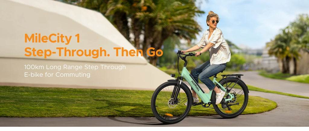 "Electric Bike for Comuting, 120km Range, 250W, 36V 13Ah Battery, Speed 25 km/h, 7 Gears, Disc Brakes E-bike