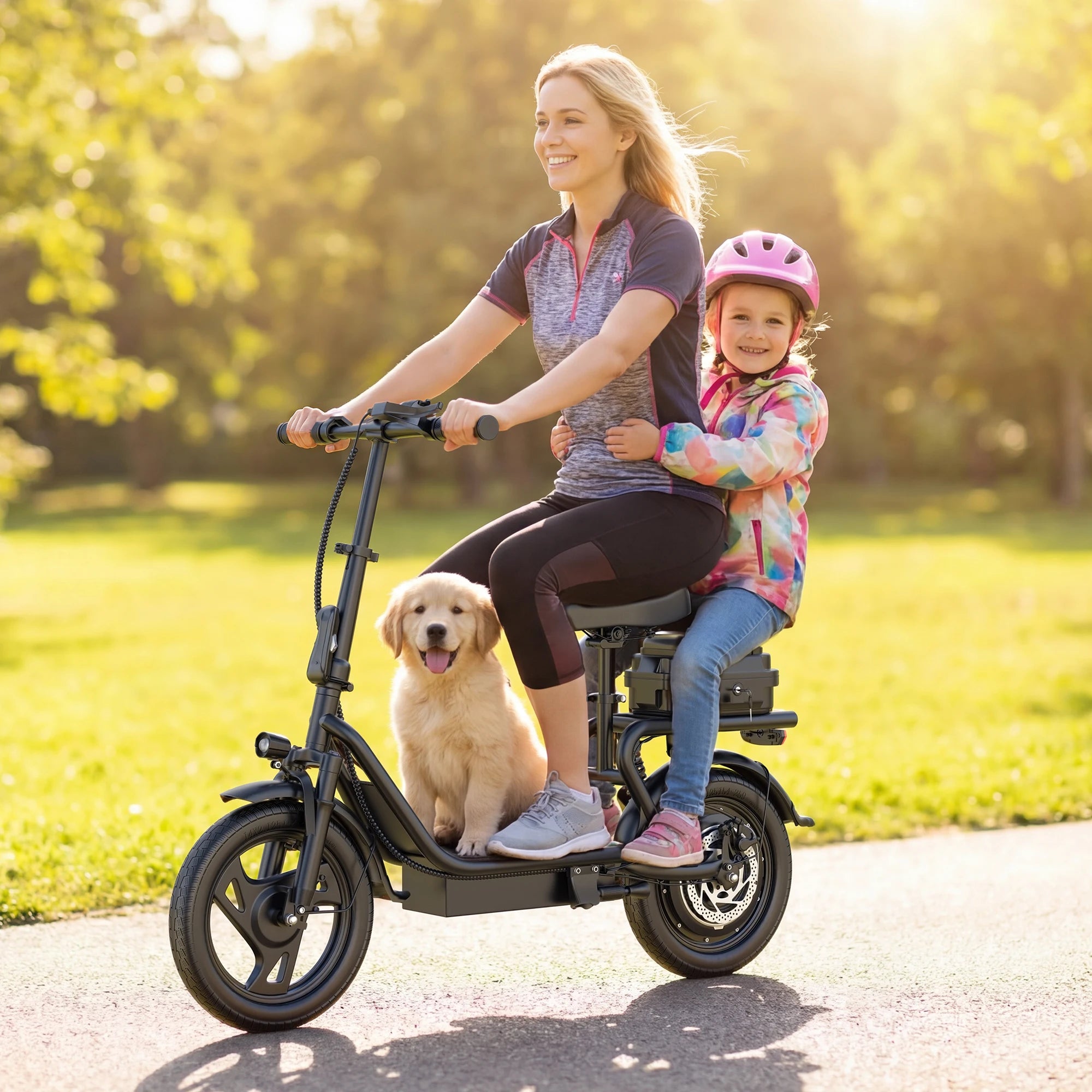 Electric Scooter 48V 22.5Ah Battery 14 Inch Tire Foldable Commuter E Scooter with Storage Box 22MPH Speed 40 Miles