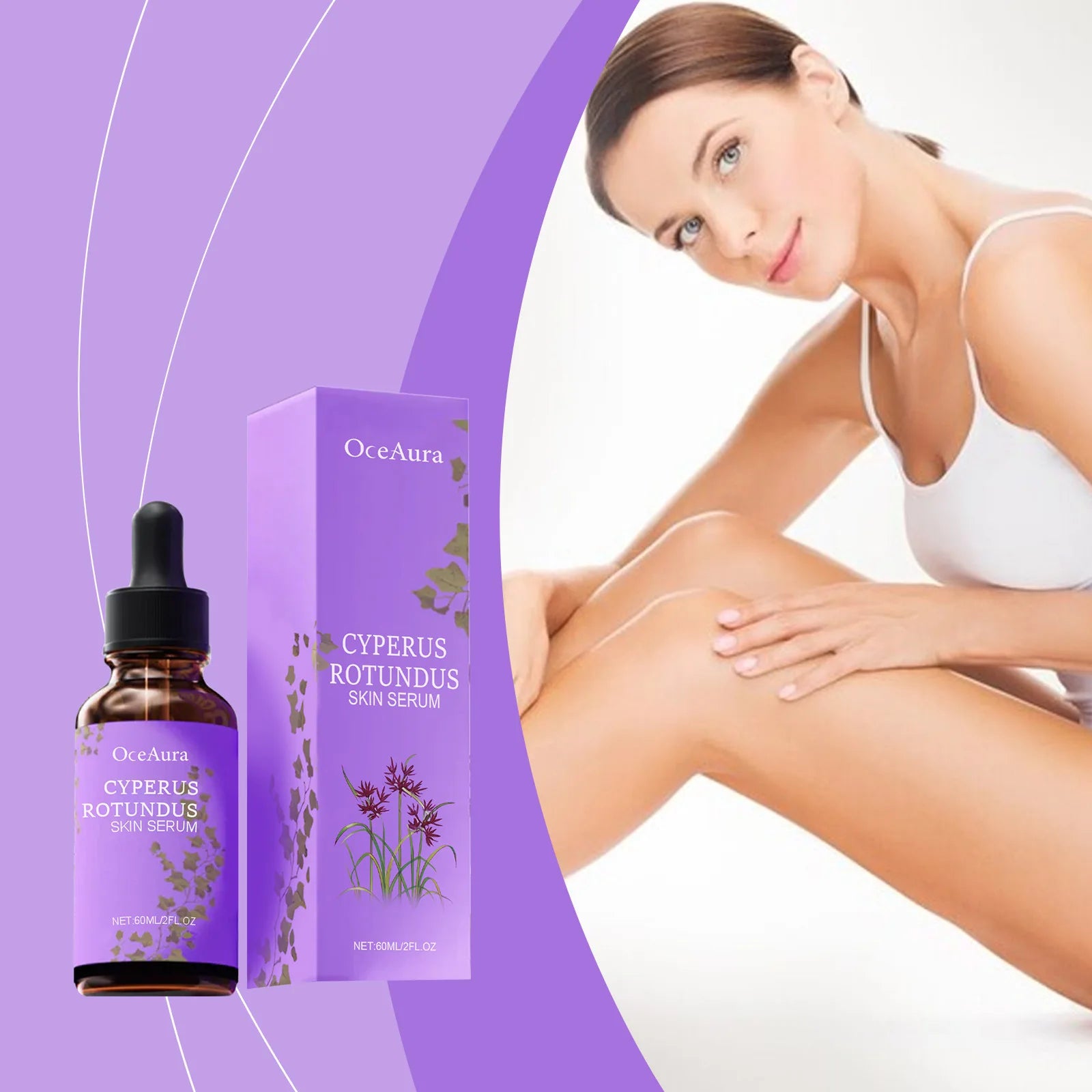 Oil for Hair Removal Prevent Hair Growth Products Remove Hair Inhibitor for Moisturizing Body Oil 60ml