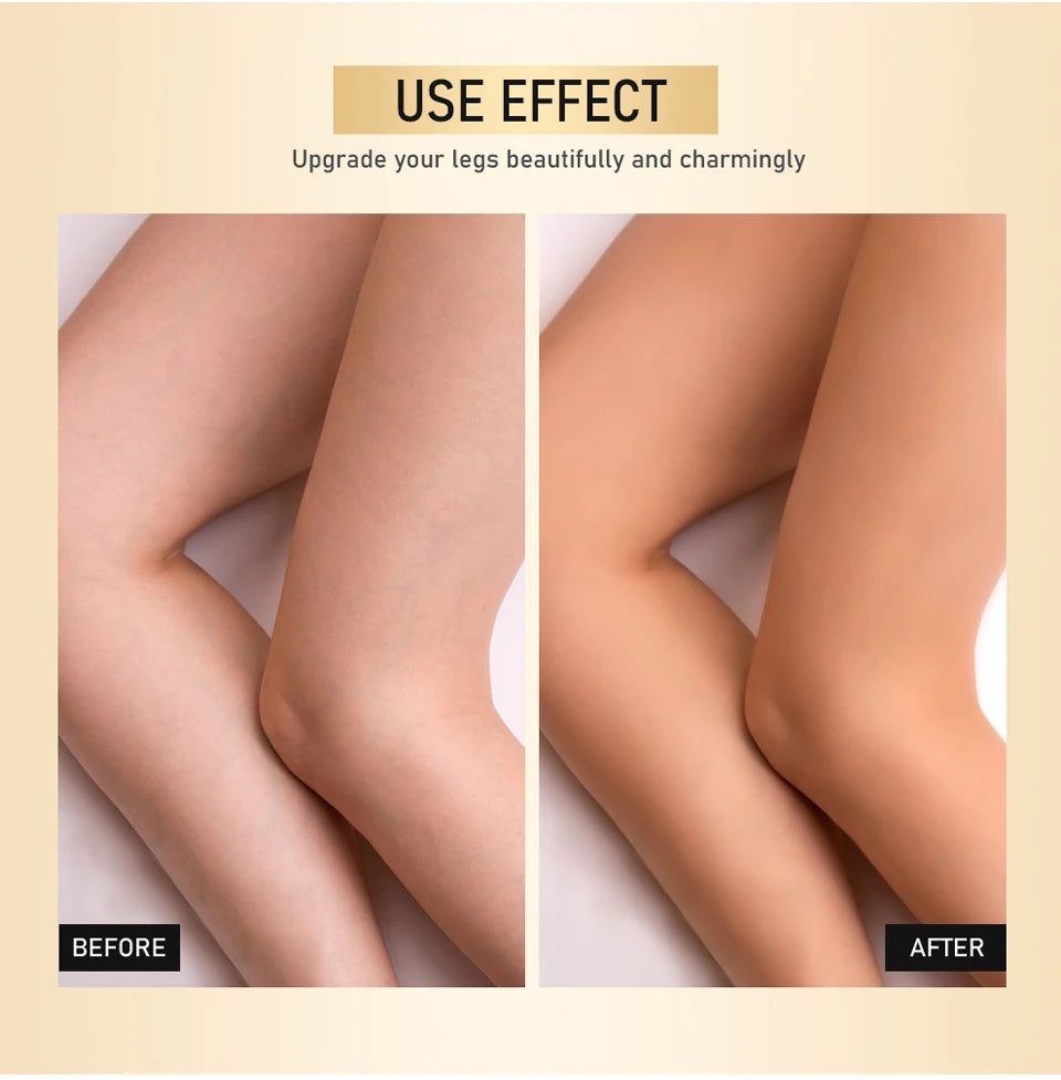 116ml Leg Makeup Waterproof Long Lasting Body Foundation Even Skin Tone Medium Bronze Tanning Cream Anti-Transfer