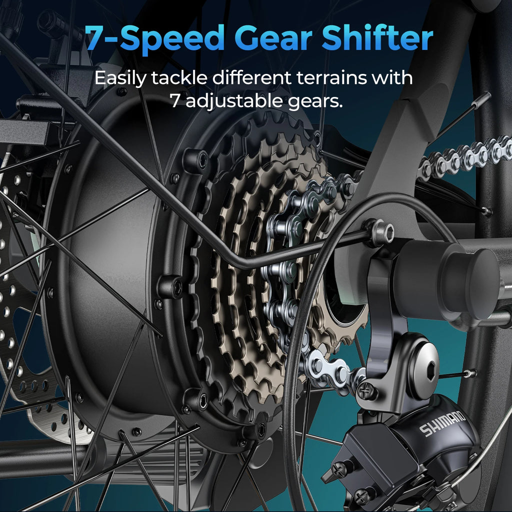 HillMiles MileCity 1 26 "Step-Through Electric Bicycle, Electric Bike with Up to 120 km Range, 250W Motor, 36V 13Ah Battery, 25 km/h, 7-Speed Gear, Disc Brakes, E-bike for Urban Commute, Shipped from Germany