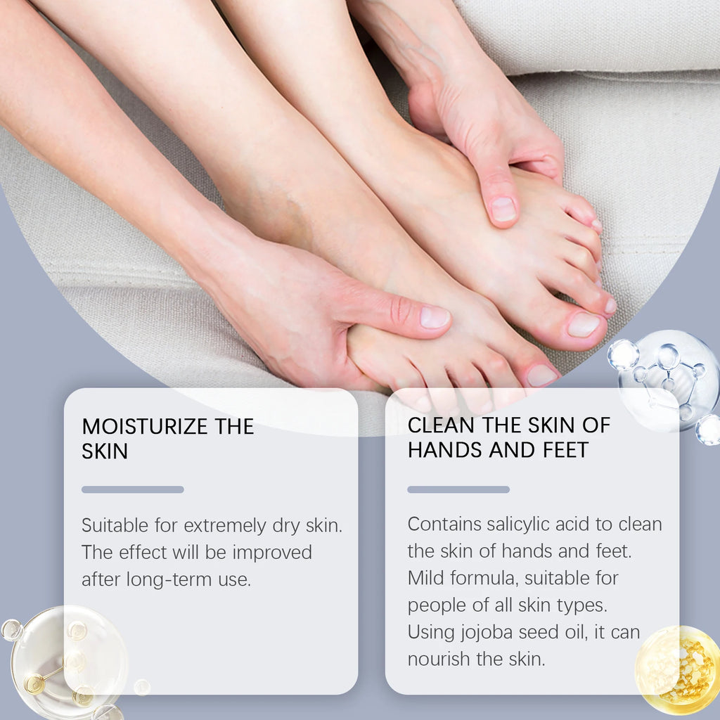 Crema en barra para manos y pies con 42 % de urea. Hidratante, exfoliante, suavizante, alivia la sequedad, repara los talones agrietados e hidrata profundamente la piel de los pies.