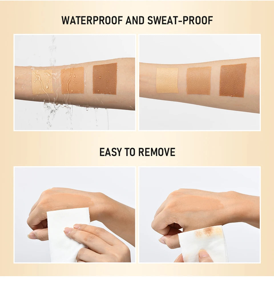 116ml Leg Makeup Waterproof Long Lasting Body Foundation Even Skin Tone Medium Bronze Tanning Cream Anti-Transfer