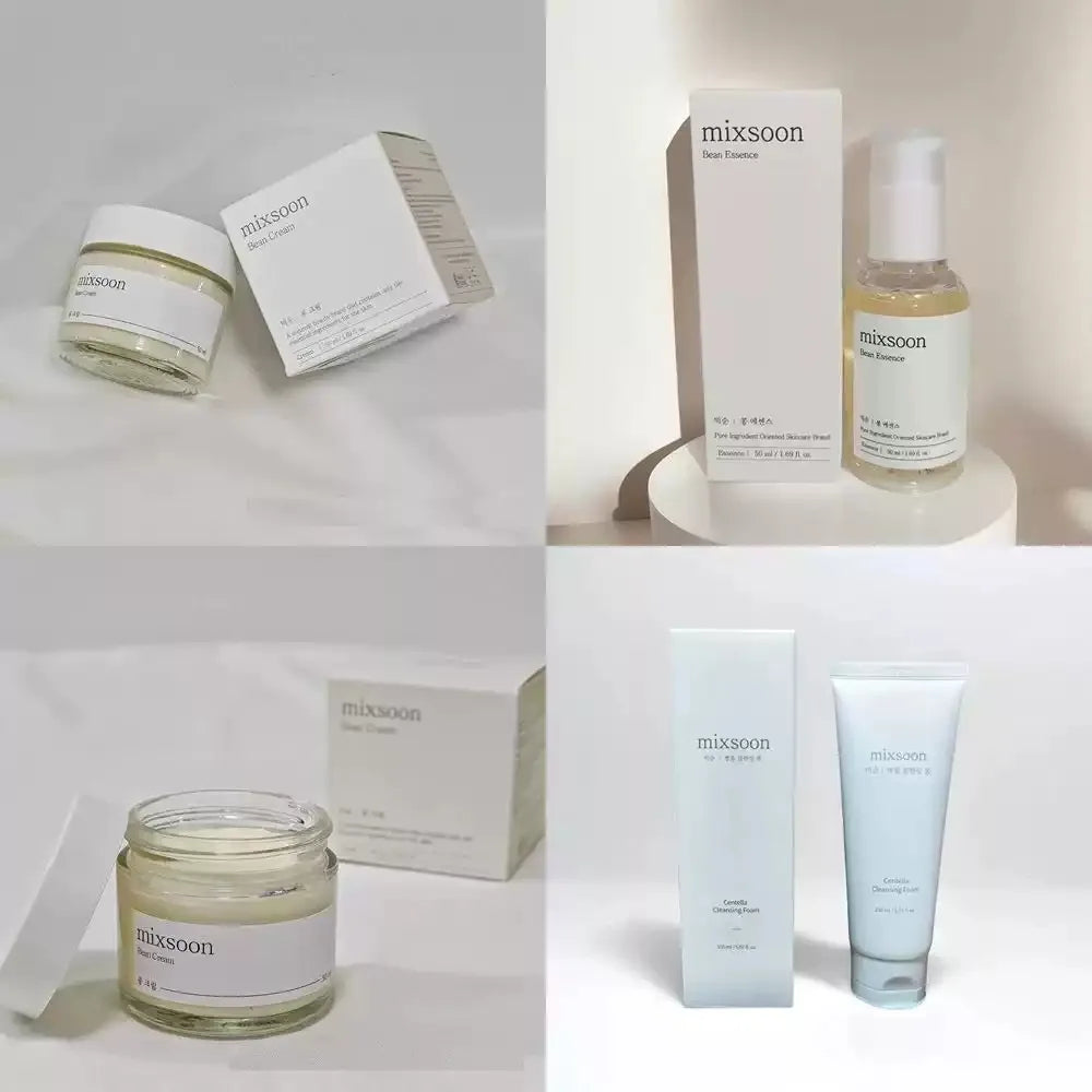 Set Coreano de Cuidado Facial Mixsoon, Hidratante y Nutritivo