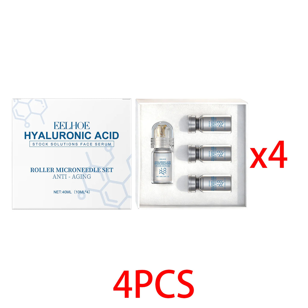 Sérum Facial de Niacinamida con Rodillo Facial de 0,25 mm, Set Hidratante