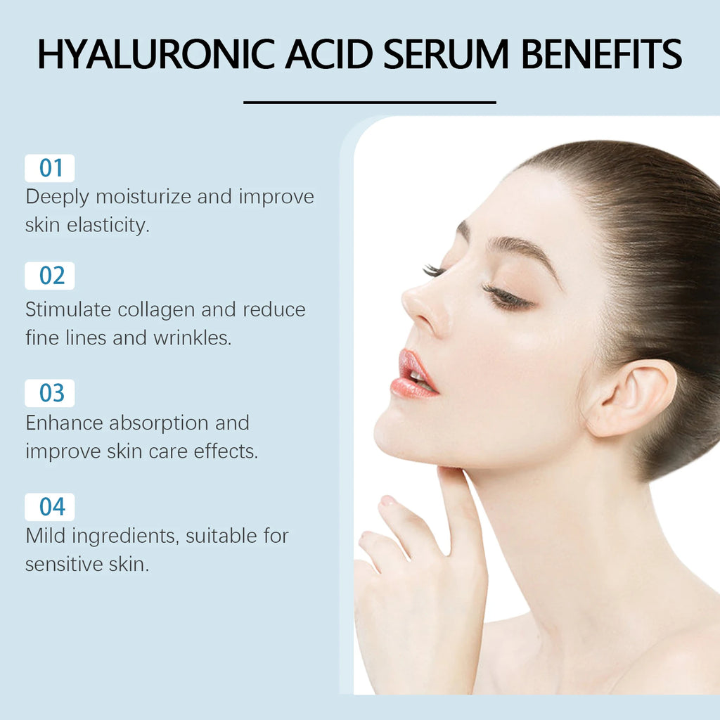 0.25mm Micro Needle Essence Hyaluronic Acid Microneedle Roller Facial Hydrating Brightening Pore Refining Beauty Skin Care Serum