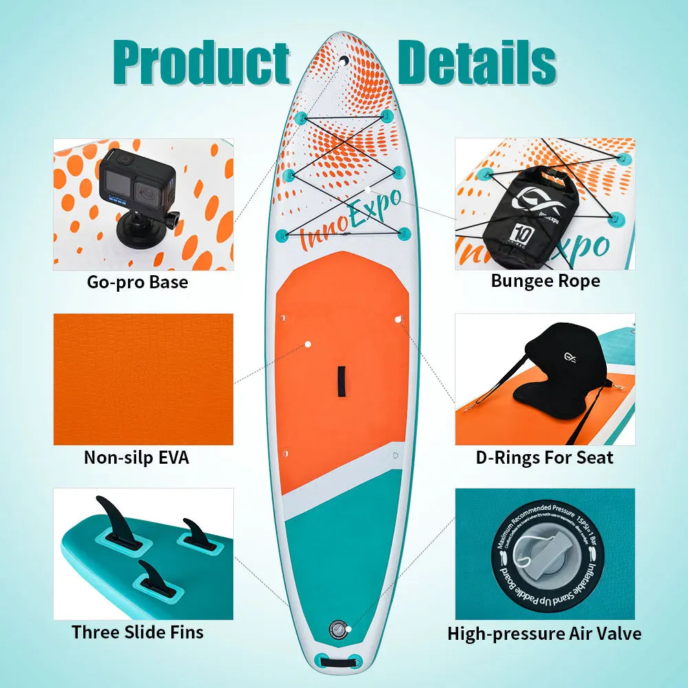 Stand Up Paddle Board Paddleboard Surfboard Surf Sup Board Non-Slip Water Sport ISUP Paddleboard