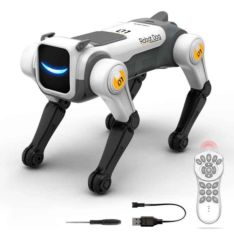 Remote Control Stunt Robot Dog, Singing & Dancing Smart RC Robot Pet Toy,